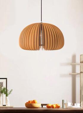vntge日21701式i复古卧室灯中式木质吊灯创瓜意餐厅灯具中古南艺a