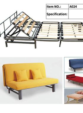 不锈沙发架拖拉式床型架沙发架折拖拉A024折叠排骨3床钢架