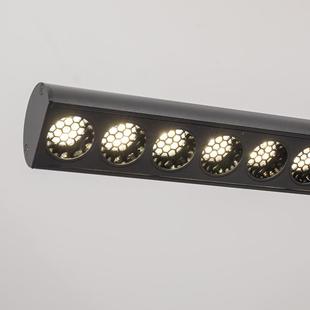 条一字极简餐厅吊灯显高色44105高长亮深度防眩书桌吧茶台室办公