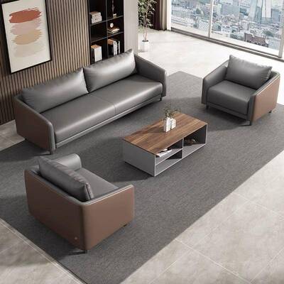 办室发沙发简约三人会务客沙发经理室休闲办GQ-14532公商接公待沙