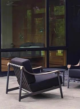 设计师户外休SIV外闲发沙别墅室庭院防雨防晒藤椅样板房台民宿家