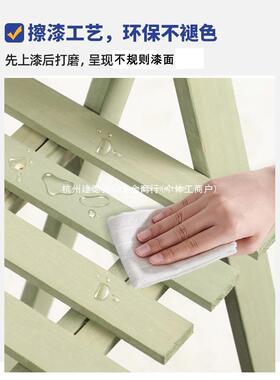 阳台小花架植物架肉古实摆木置物复架飘窗多SGHYZHJ落地式花架子