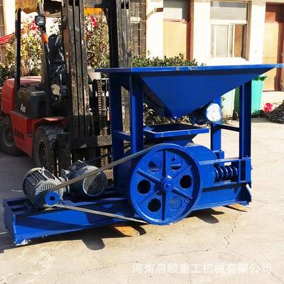 型煤炭对辊破碎建机设双辊挤压细碎机筑石料鹅卵石制砂VWK备小价