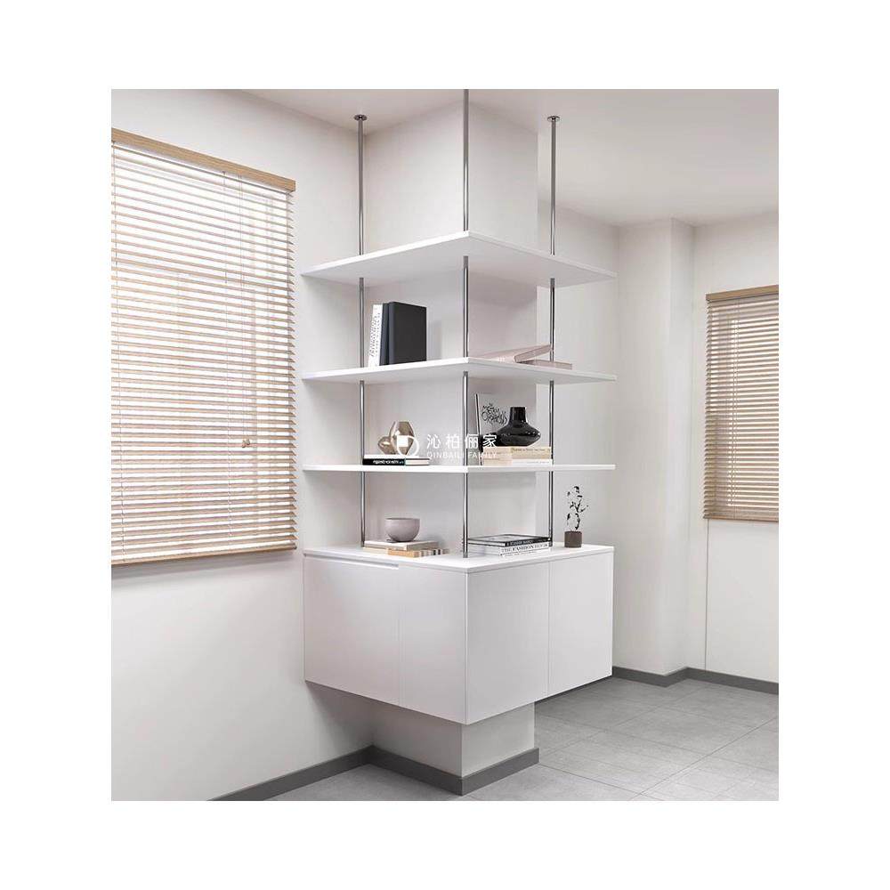 轻奢金属吊挂柜壁转角柜现代简约创意架不收锈钢XHU多层书架展示,收纳整理,书桌收纳置物架,淘宝优惠券,粉丝福利购,淘宝优惠卷