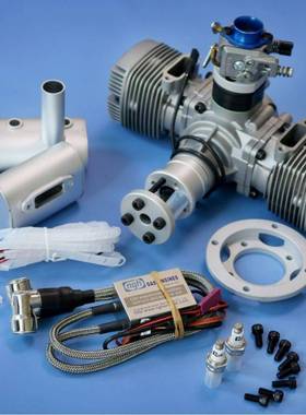 gh航模发动机GTGT70T70两冲汽程70cc油双n发动缸机