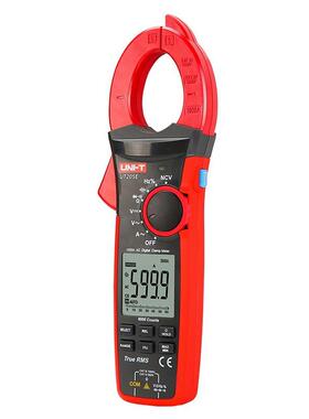 UT208B优利德数字形表真有1效值交0直流00A防烧浪CBK钳涌电流电压