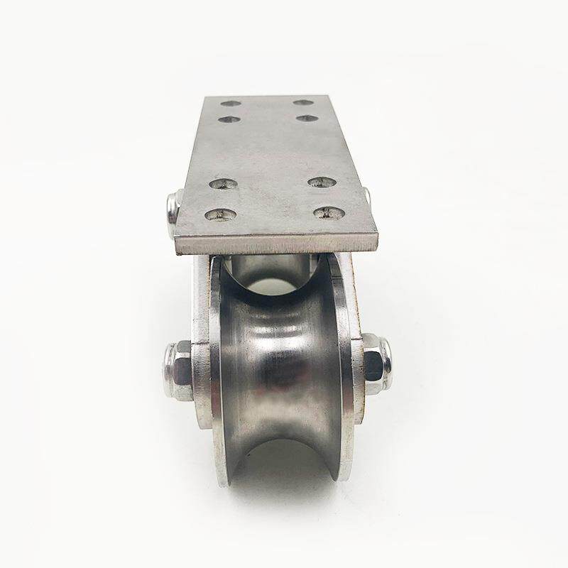 带板推重型动YFS-L02门移门轨道轮拉门窗大顶轮脚轮304不电锈钢门