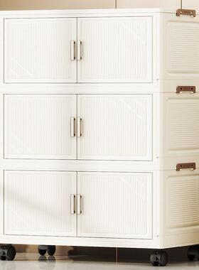 65C免692安装多具层居家宝宝衣柜客厅置物柜玩M杂物整理带子收轮