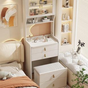 头小桌型室斗柜床收纳柜5002实木梳妆台化妆桌书架卧带一体书轻奢