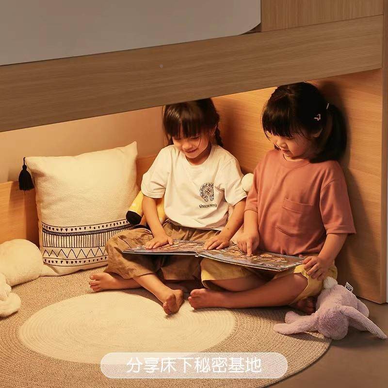 儿童小户型桌带书8011-5多功能儿童半高床树屋儿童床床衣柜体上床,基础建材,脚轮/万向轮,淘宝优惠券,粉丝福利购,淘宝优惠卷