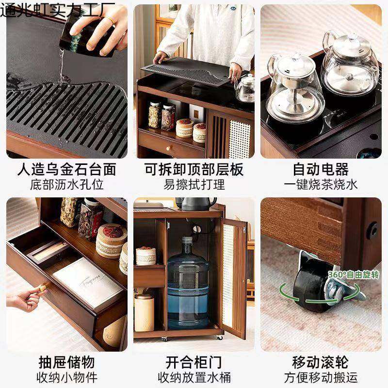 新家款移茶PJA动桌小茶台茶水柜茶烧水壶一体煮泡茶简约用阳台几,商业/办公家具,茶台/茶桌,淘宝优惠券,粉丝福利购,淘宝优惠卷