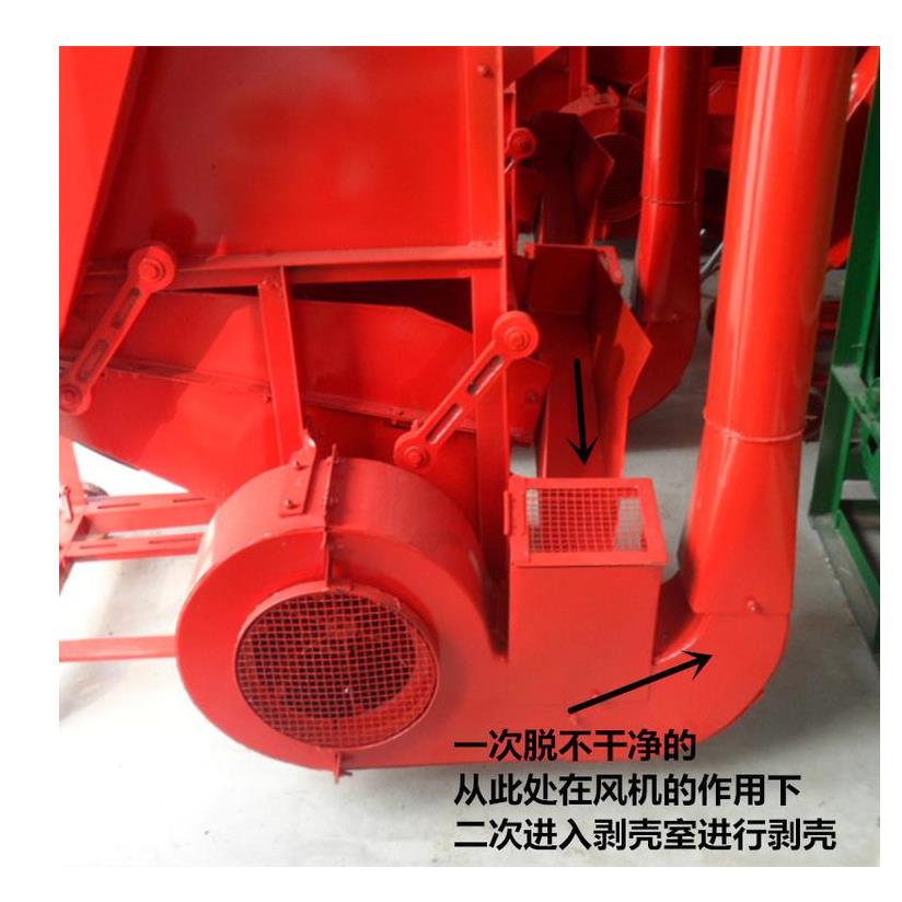 双筛尘生花脱壳机电SD-800动除花生壳机剥油坊榨油花生剥皮机