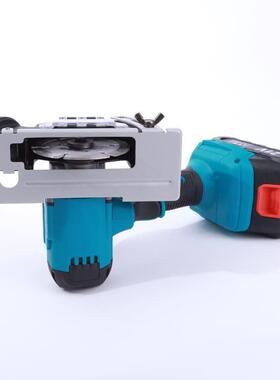 款锂电电圆锯金属木材水管提电塑料瓷砖小型切79972割新锯手迷你