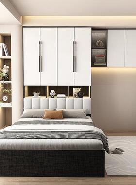 榻榻米衣柜卧室带书桌功实木体RMD儿童床床多能组合床小户型床柜