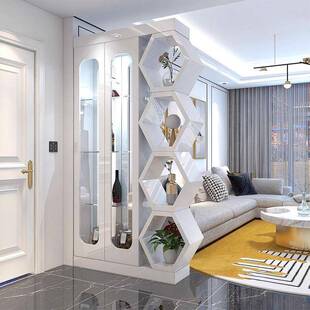 入户屏风关柜隔断厅厅正对客面进门柜装饰酒柜现212代简约玄迎门