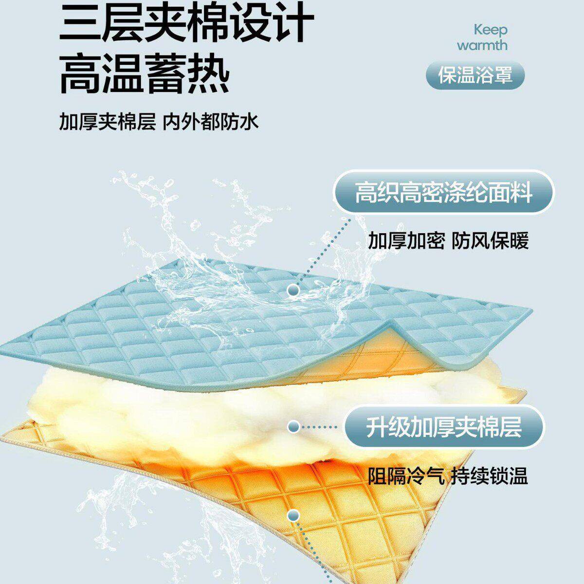 浴ltao1006浴加厚防水罩冬季家用防室风保暖浴帐洗澡温不冷淋浴房