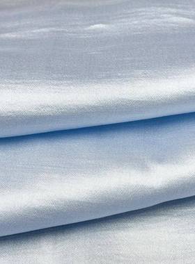 真丝面料绉缎混纺桑蚕丝人丝天丝839素光柔软春布料夏丝绸泽里布