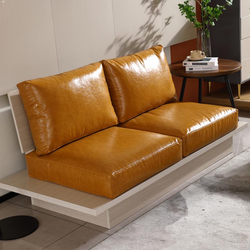 防水皮滑垫高颜值坐欧式革防美式实木四季通用餐椅垫双面738海绵