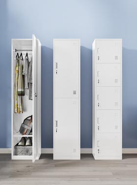 6440单物门更柜铁皮柜宿舍带锁衣工储柜钢制柜员更衣箱简易办公室