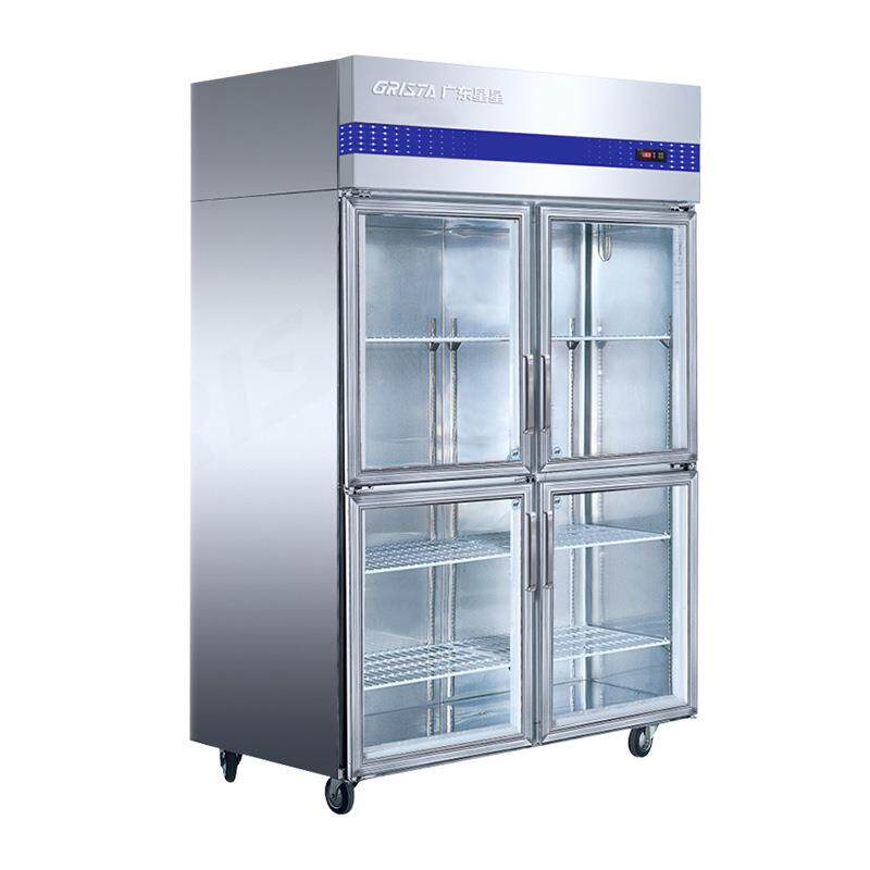 格林斯达E款星冷星SG四1.0E4立式门商用璃门藏冰柜892保玻鲜冷藏