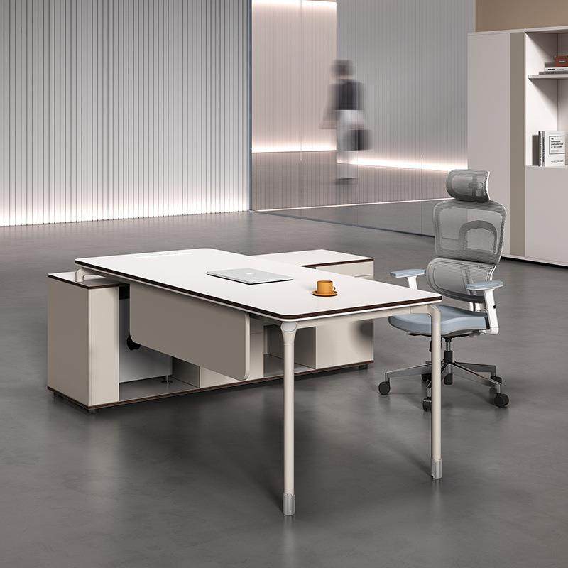 轻奢老板理桌874简约椅现代性高主管办公室大班台总女裁经办公桌