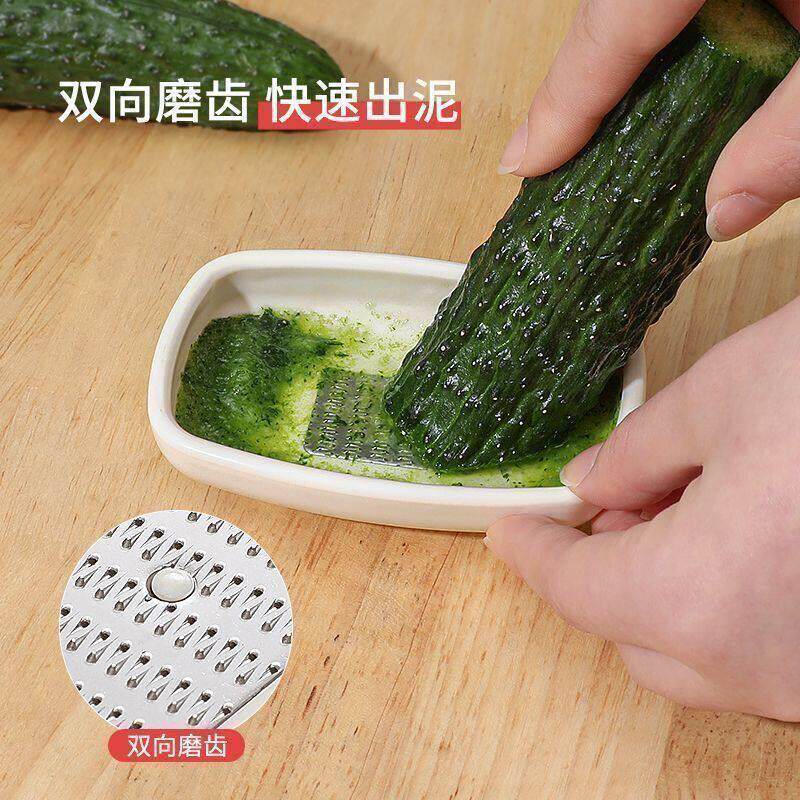 厨房姜蒜磨泥器手动生姜研磨器家用副食品厨房捣蒜蓉姜末工具