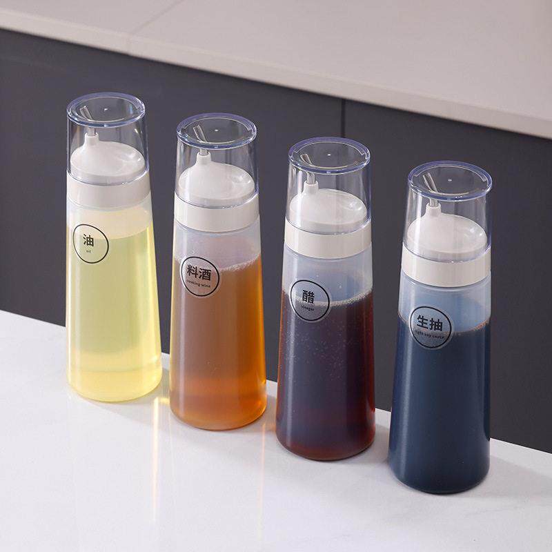 挤压油壶厨房家用食品级不挂油酱油醋调味瓶番茄沙拉酱醋瓶香油瓶