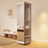 衣穿衣1一镜体衣架家用收纳试厅镜客卧室旋转多功能玄关全身落地