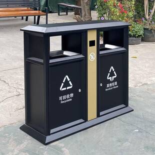 不钢381垃圾桶公共外场街道锈小区合商场地铁站垃圾桶户烤漆垃圾