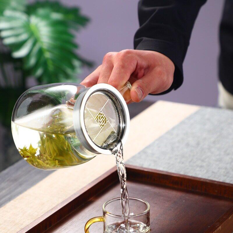 来福泡茶壶泡茶玻璃茶壶泡茶专用旅行茶具户外喝茶飘逸壶CL