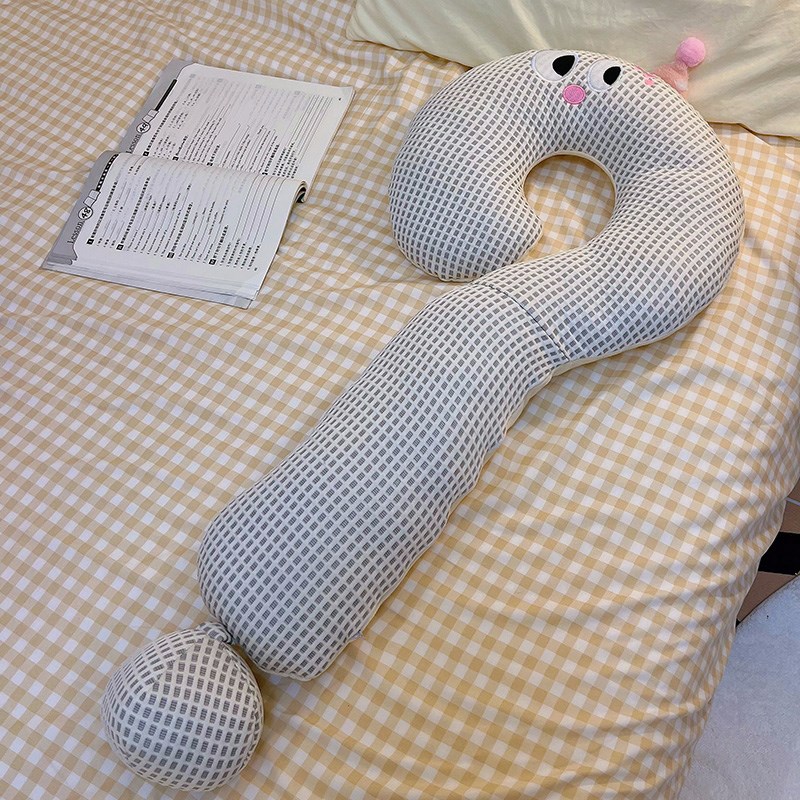 问号抱枕睡觉夹腿女生专用长条枕沙发靠垫男生款卧室宿舍学生床上