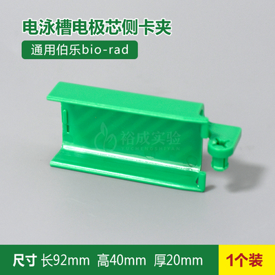 通用Bio-rad 伯乐 电极芯侧卡夹(绿色)绿色卡夹  电泳槽配件 电泳