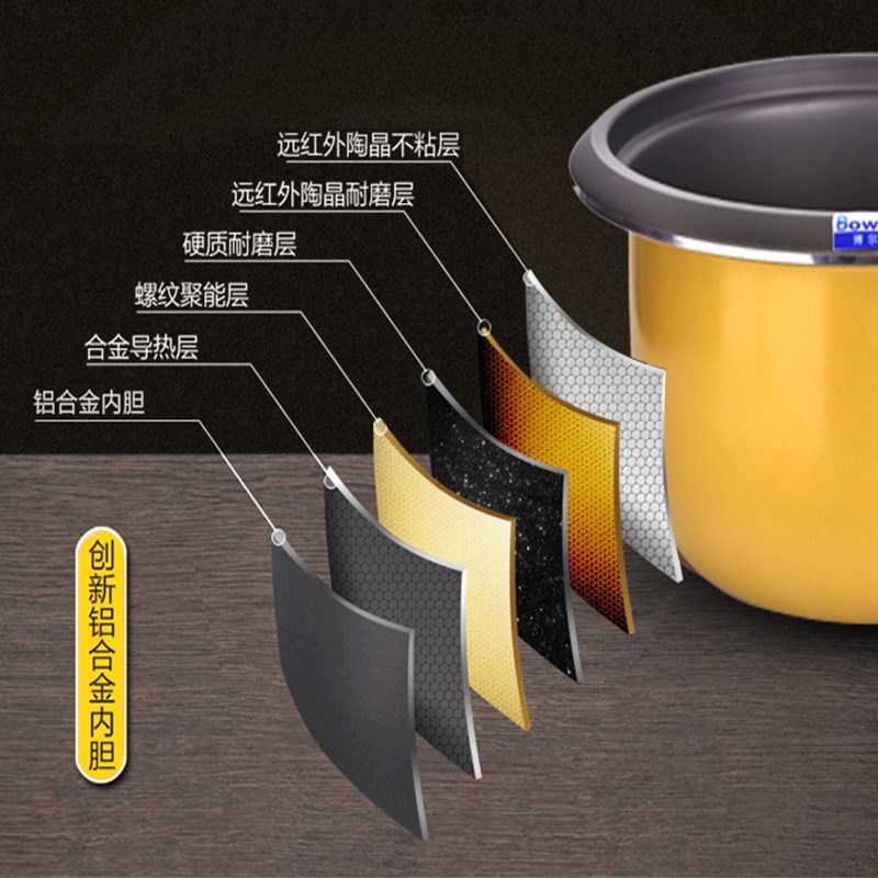 原装老式电饭锅内胆通用不粘锅芯1.5L2L3LL5LL升电饭煲内胆配件