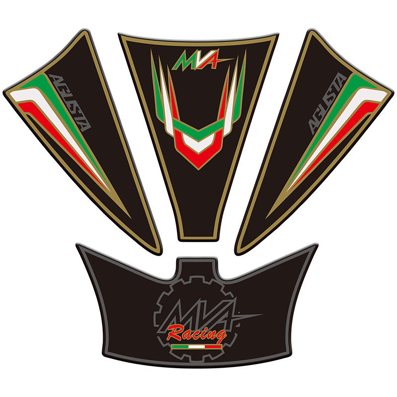 奥古斯塔 MV gust F3 0 -1油箱鱼骨胶贴花 3D油箱保护贴纸