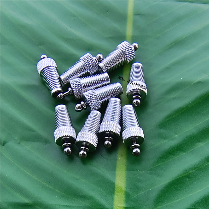 2块5一个那际撒放器尾帽鱼镖配件不锈钢鱼镖射鱼打鱼专用金属镖尾