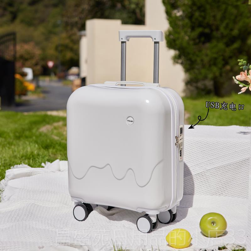 高档小型行李箱可20寸女生高颜值寸2024新款登机爱箱18旅行拉杆箱