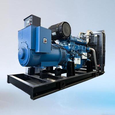 柴油发电机组潍柴500kW开架静音工地矿山养殖固定动力发电机组