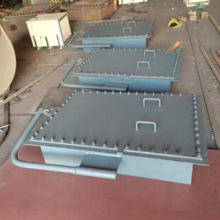 矩形双层保温人孔电厂除尘检修孔Q235B方形快开人孔门宏璐生产