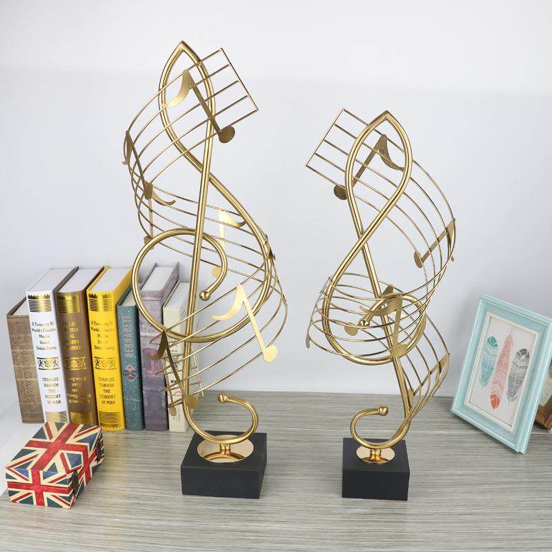 欧式金属音符摆件玄关简约后现代办公室别墅样板软装房装饰品摆设,家居饰品,装饰摆件,淘宝优惠券,粉丝福利购,淘宝优惠卷