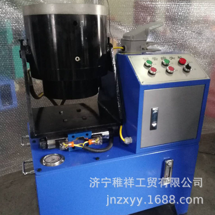 厂家畅销大棚管缩管机 钢管扣压机 建筑架子管缩管机