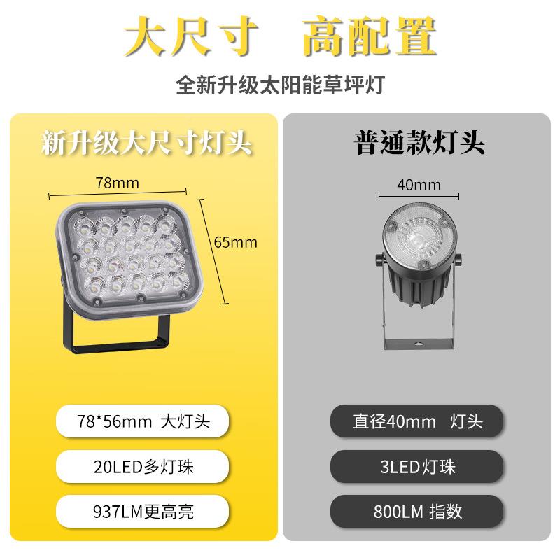 插20LE灯D花庭院照地树灯太阳能园草坪灯户外防水照明投TS-S5506