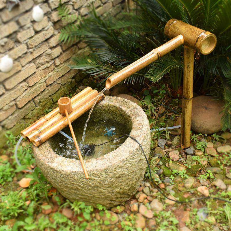 BTV4竹流水摆件竹子装饰造景鱼缸石槽石钵水景园林庭院竹子流,家居饰品,流水摆件,淘宝优惠券,粉丝福利购,淘宝优惠卷