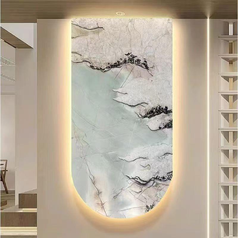 LED奢石专用灯板LED柔性灯板大理石背光源岛台背景氛围发光软灯片