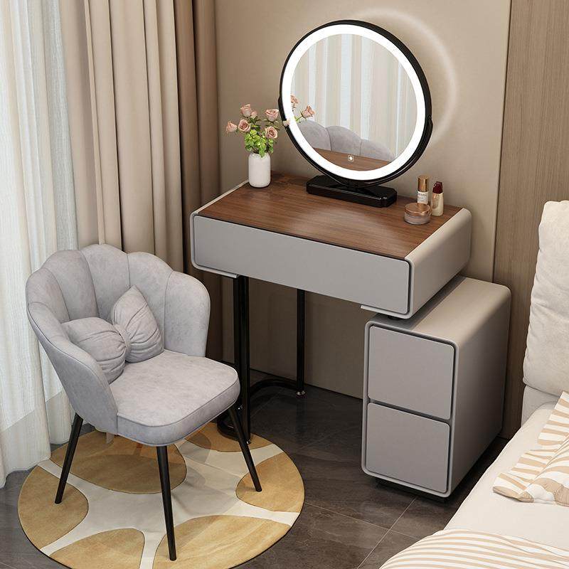 小户型梳妆台卧室现代简约2025新款60CM奶油风主卧斗柜一体化妆r&,电子元器件市场,其它元器件,淘宝优惠券,粉丝福利购,淘宝优惠卷