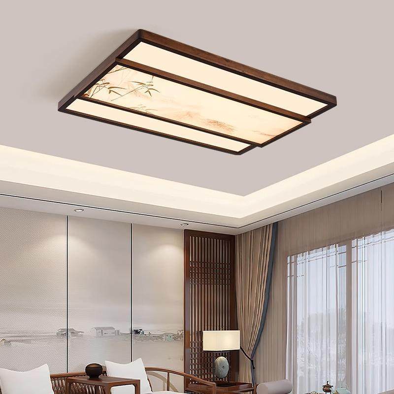 古镇工厂中山工厂直销新中式吸顶灯照明中国风客厅led吸顶灯实木,家装灯饰光源,客厅吸顶灯,淘宝优惠券,粉丝福利购,淘宝优惠卷