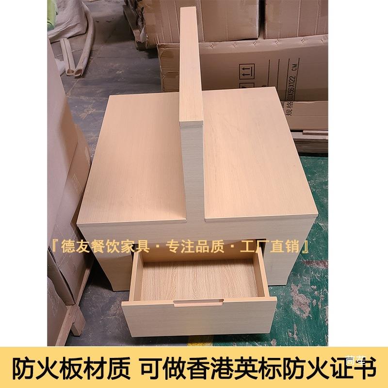 餐厅茶楼卡座沙发桌椅定.制UL转角弧形半圆储物柜靠墙桌椅卡座组