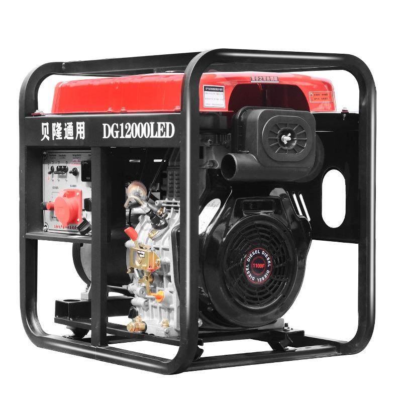 小型柴油发电机3kw5kw8kw9kw双缸10KW15千瓦户外家用柴油发电机组