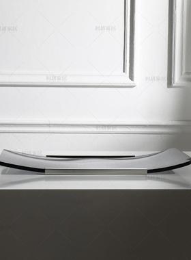 现代轻奢创意茶几托盘软装饰品果盘样板间家居客厅桌面收纳盘摆件