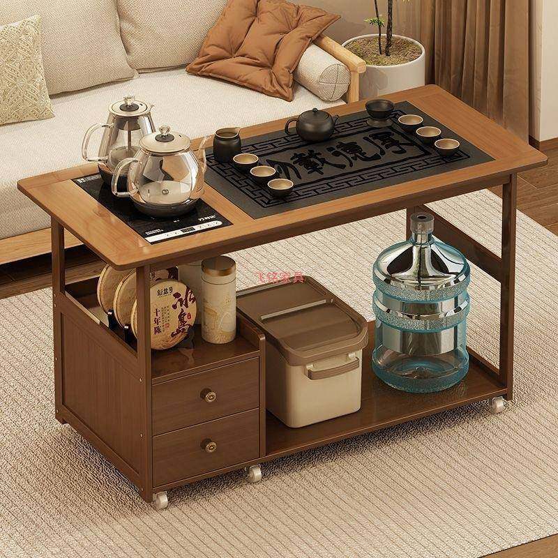 家用茶水柜移动茶车沙发边几泡茶几边柜小茶台茶桌烧水壶一体,基础建材,脚轮/万向轮,淘宝优惠券,粉丝福利购,淘宝优惠卷
