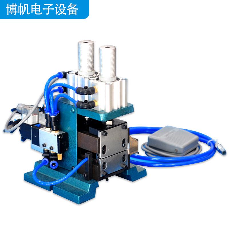 3F小型气动剥皮机直立式剥皮扭线机护套多芯线气电式排线机